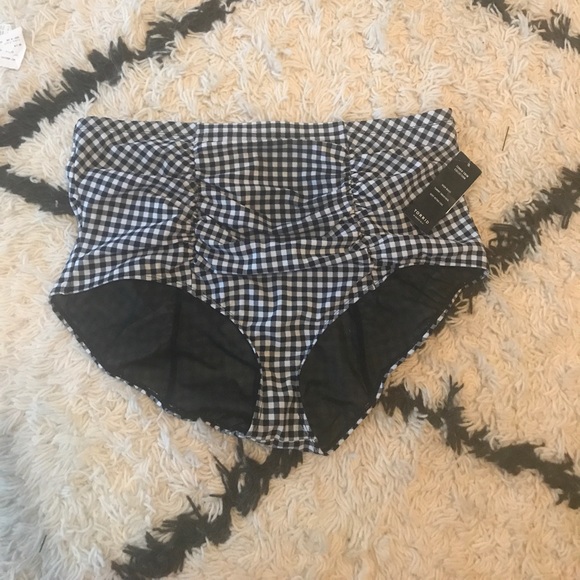 high waisted tummy control swim bottoms